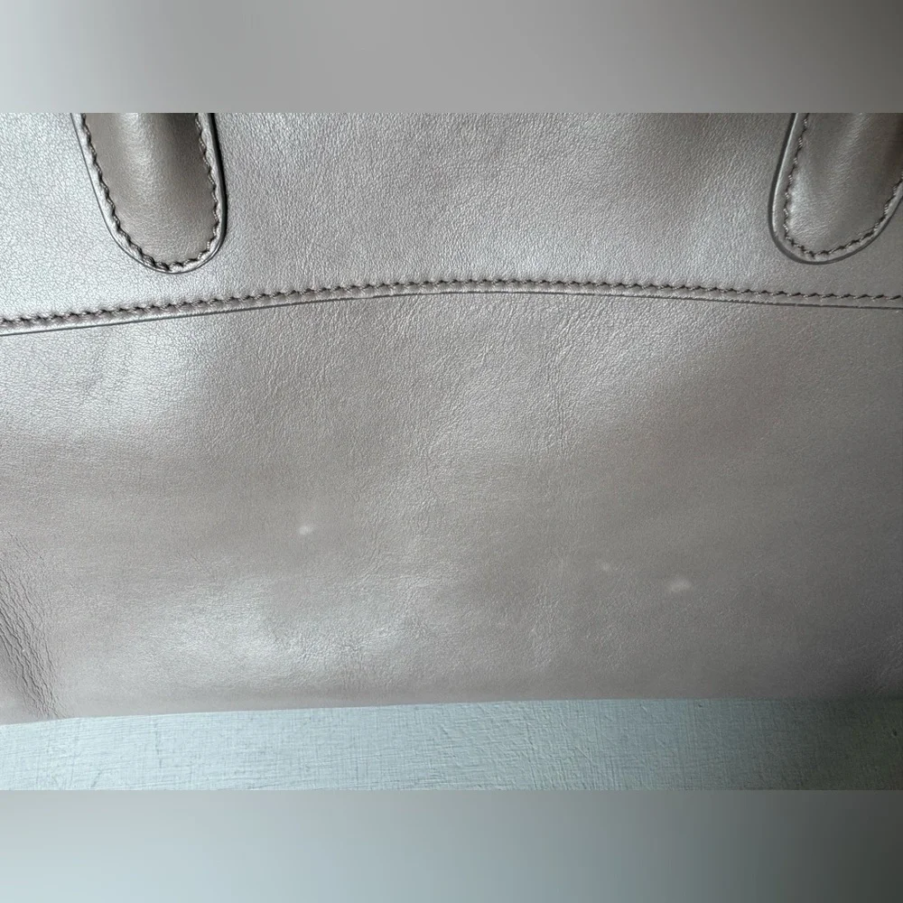 Cuyana Work Satchel in Clay Smooth Leather